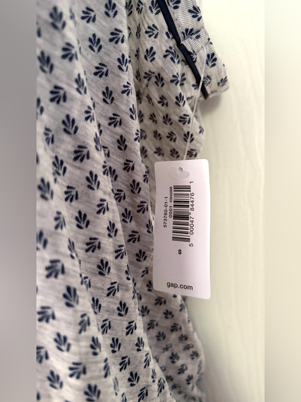 Gap Love By Gap Pajama Set Grey Blue size Small NWT - Picture 5 of 16